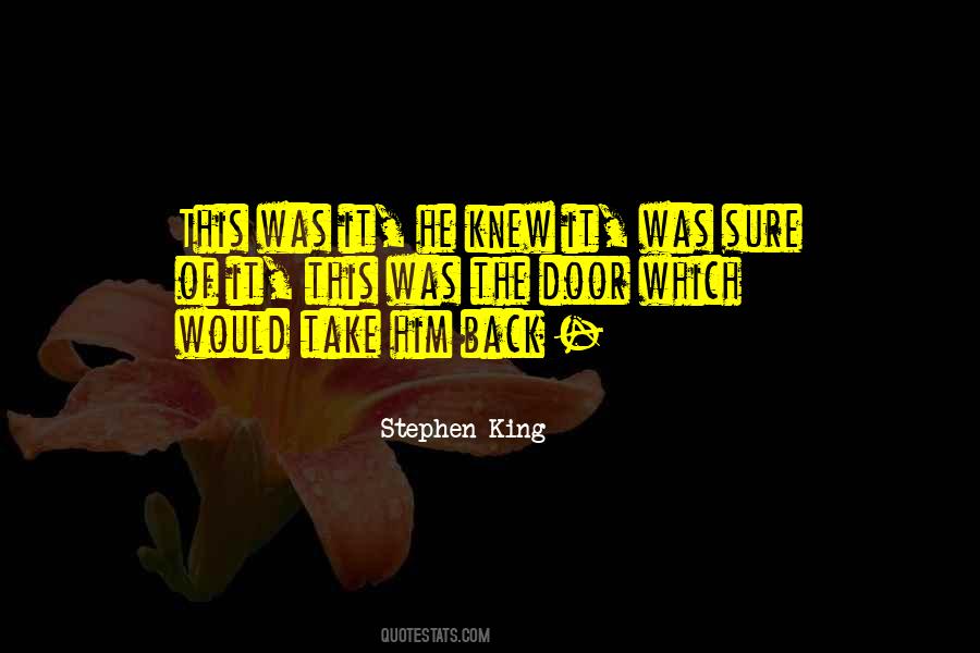 Take Him Back Quotes #1650762