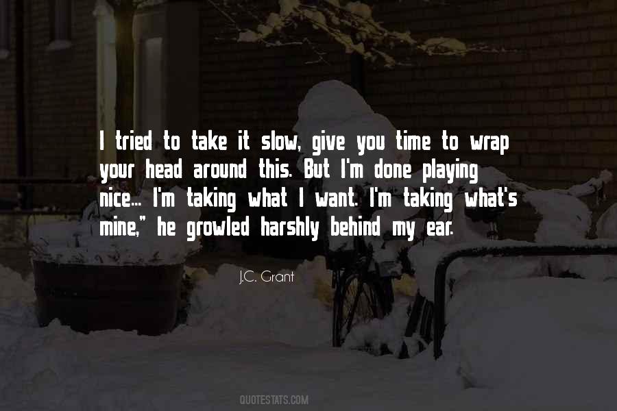 Take It Slow Quotes #1657680
