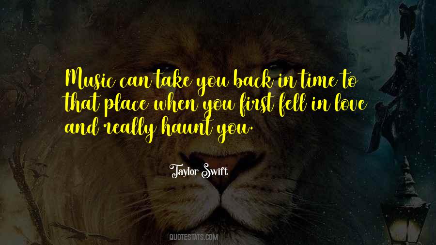 Take Me Back In Time Quotes #302090