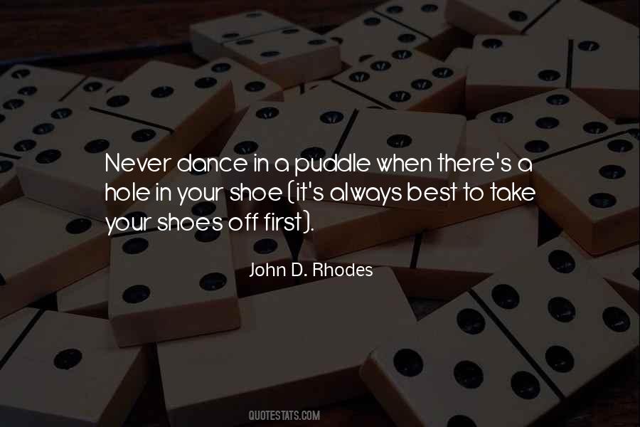 Take Off Your Shoes Quotes #1249155