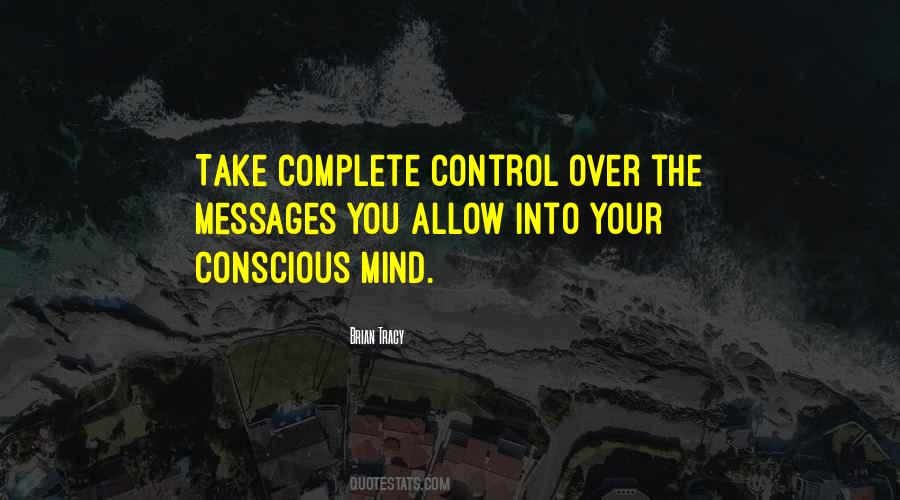 Take Over Control Quotes #1231801