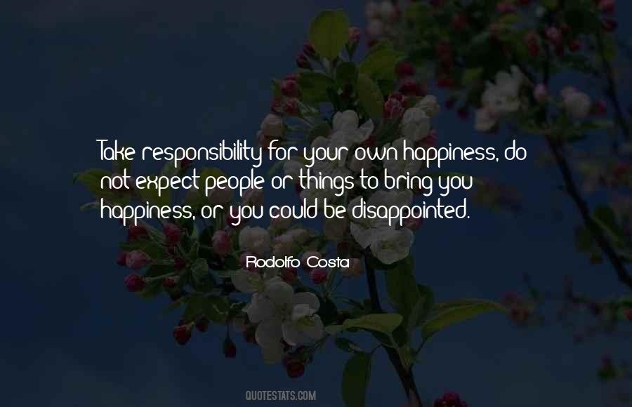 Take Responsibility For Your Life Quotes #780926