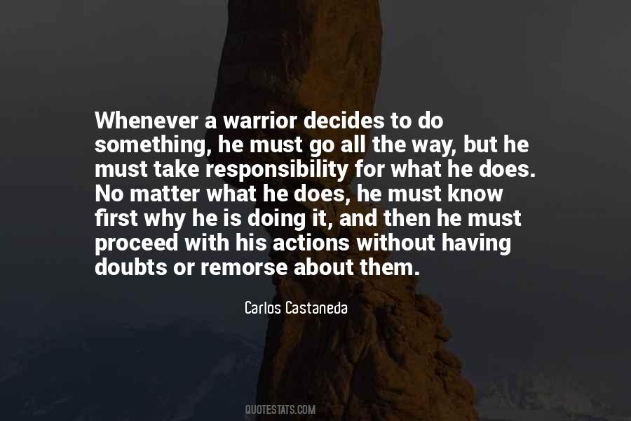 Take Responsibility For Your Own Actions Quotes #539286