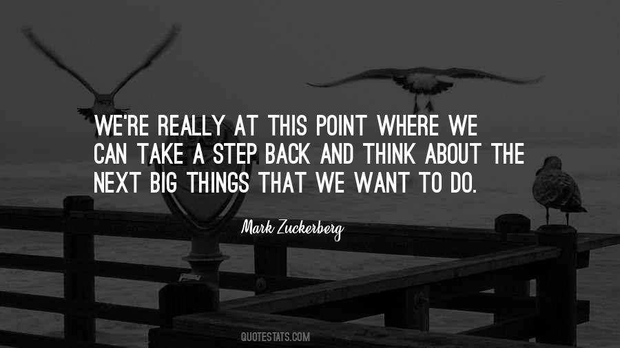 Take Step Back Quotes #1385476