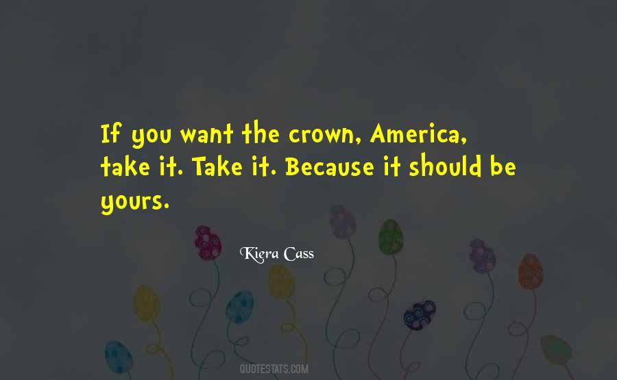 Take The Crown Quotes #92775