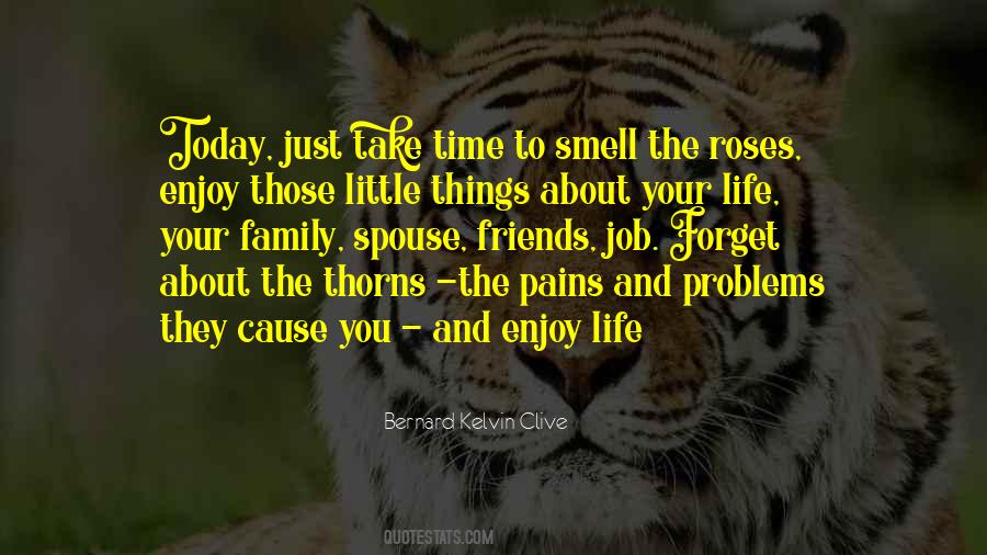 Take Time To Smell The Roses Quotes #1595137