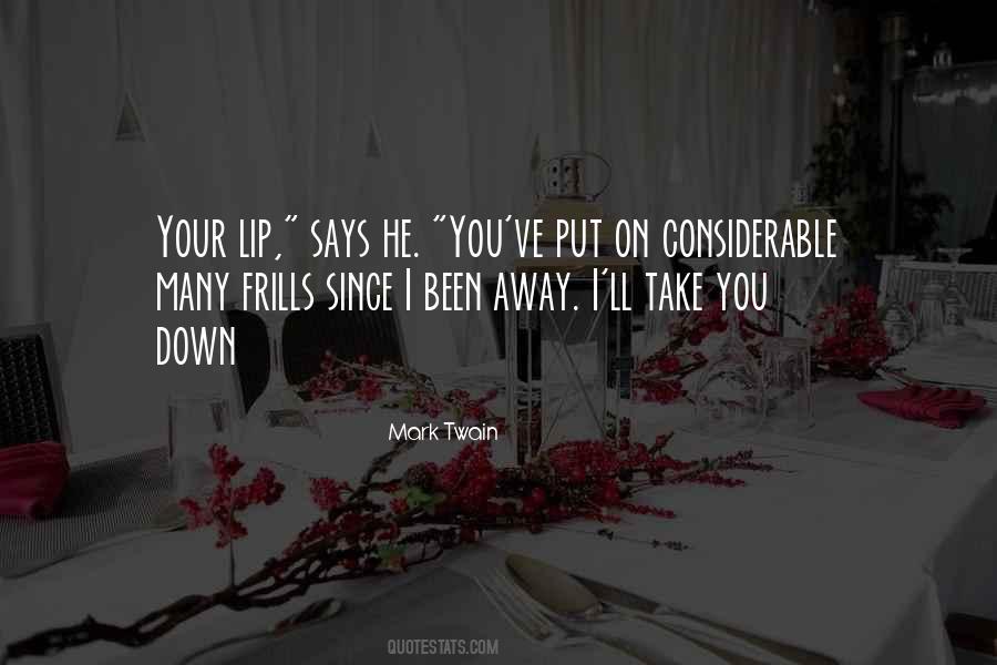 Take You Down Quotes #1137270