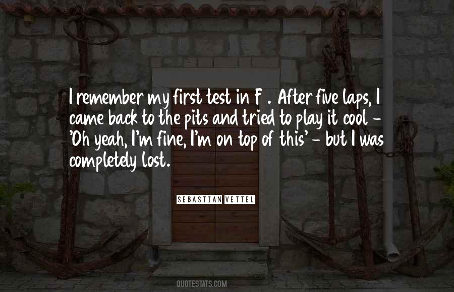 Quotes About Sebastian Vettel #122961