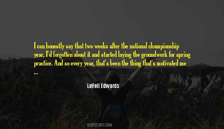 Quotes About Lavell Edwards #694234