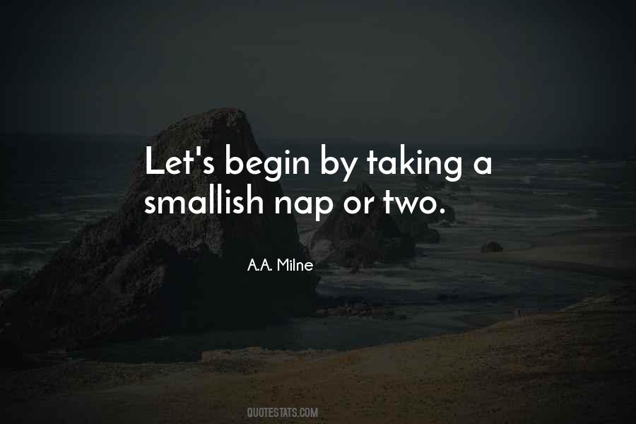Taking A Nap Quotes #1187469