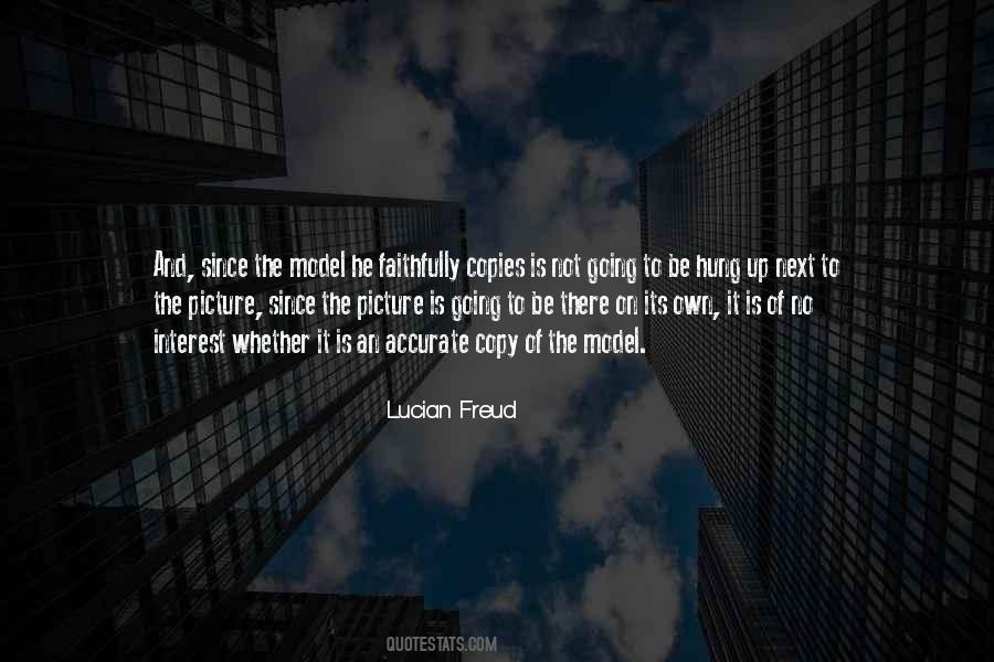 Quotes About Lucian Freud #1304118