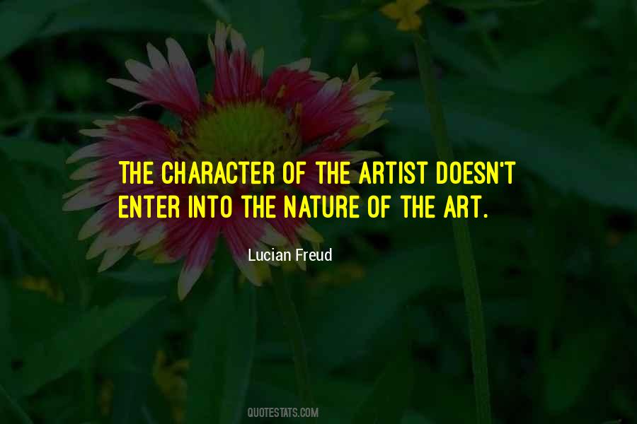 Quotes About Lucian Freud #609417