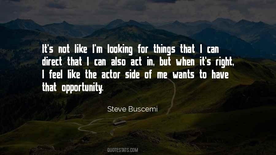 Quotes About Steve Buscemi #276362