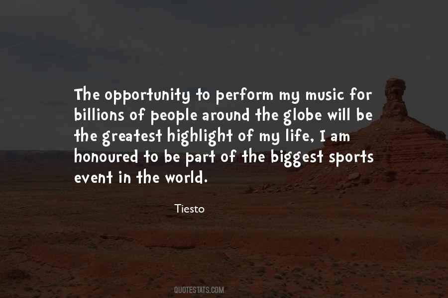 Quotes About Tiesto #863255