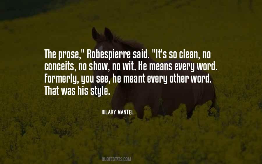 Quotes About Robespierre #195619