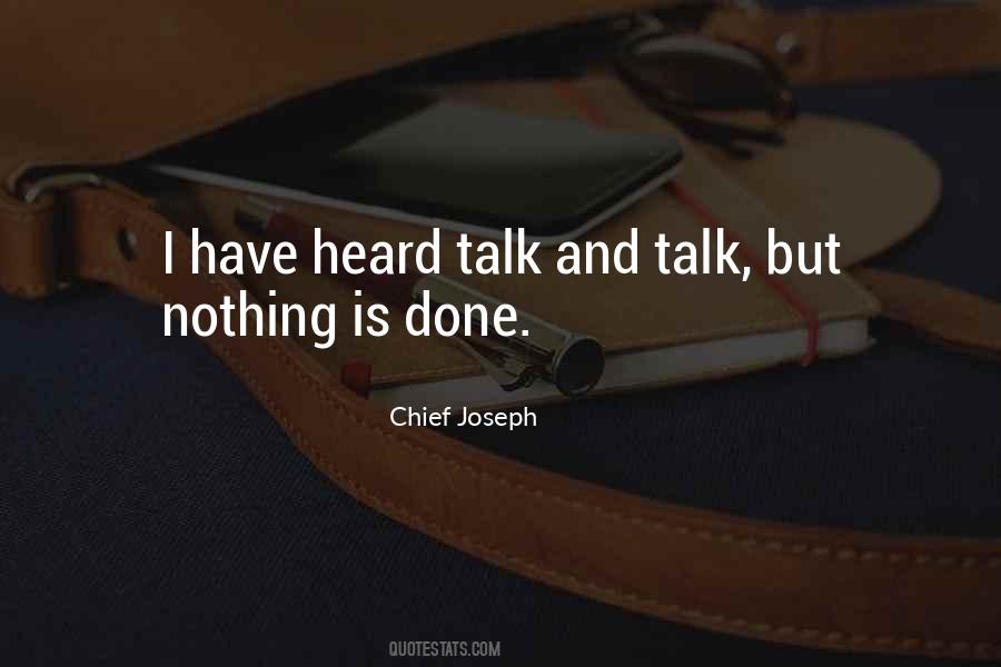 Talk And Talk Quotes #1782493