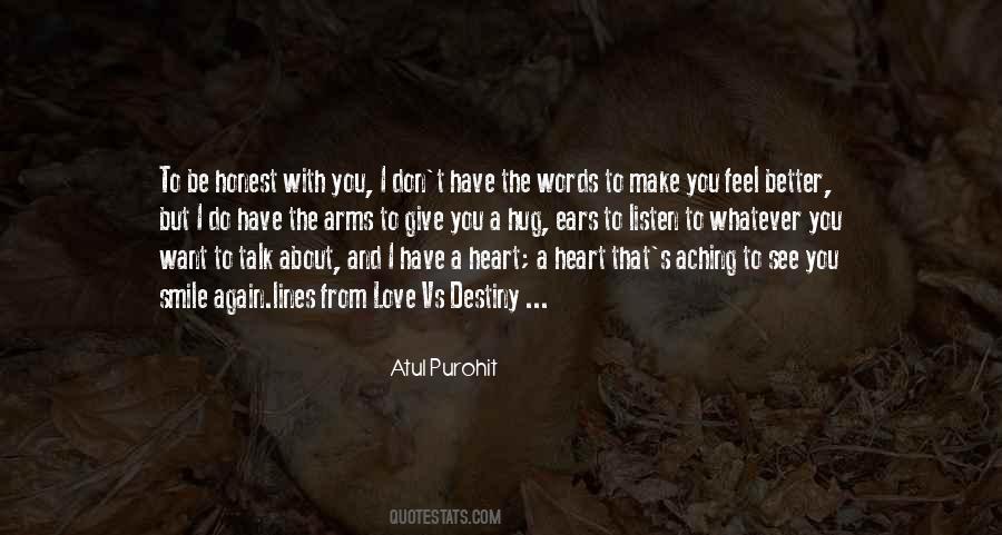Talk From The Heart Quotes #112509