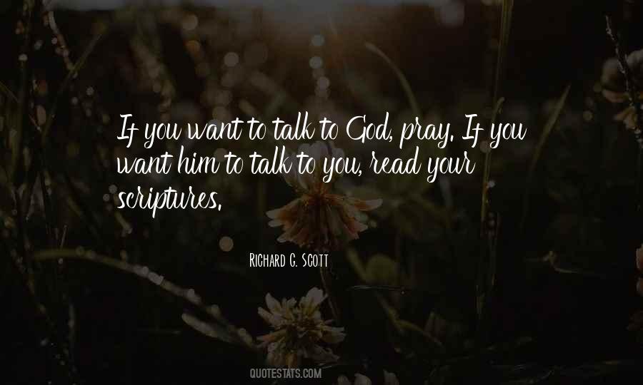 Talk To God Quotes #1729042