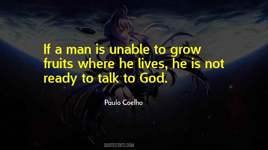 Talk To God Quotes #417523