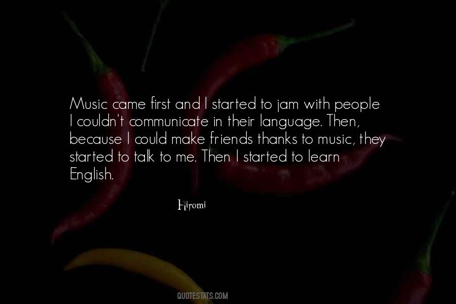 Talk To Me First Quotes #1415626