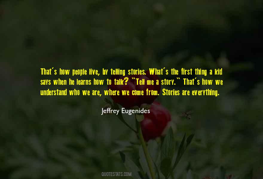 Talk To Me First Quotes #1650313