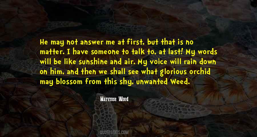 Talk To Me First Quotes #1780541