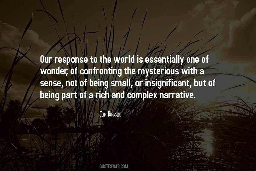 Quotes About Being Small In The World #1214102
