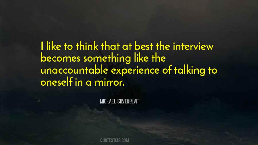 Talking To Oneself Quotes #20679