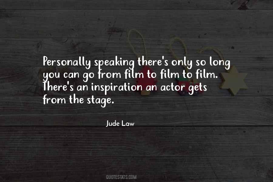 Quotes About Jude Law #1712865