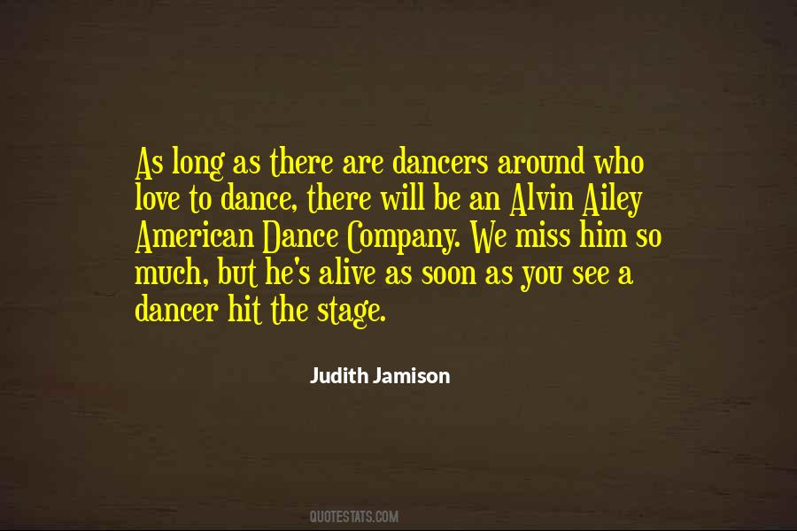 Quotes About Alvin Ailey #491879