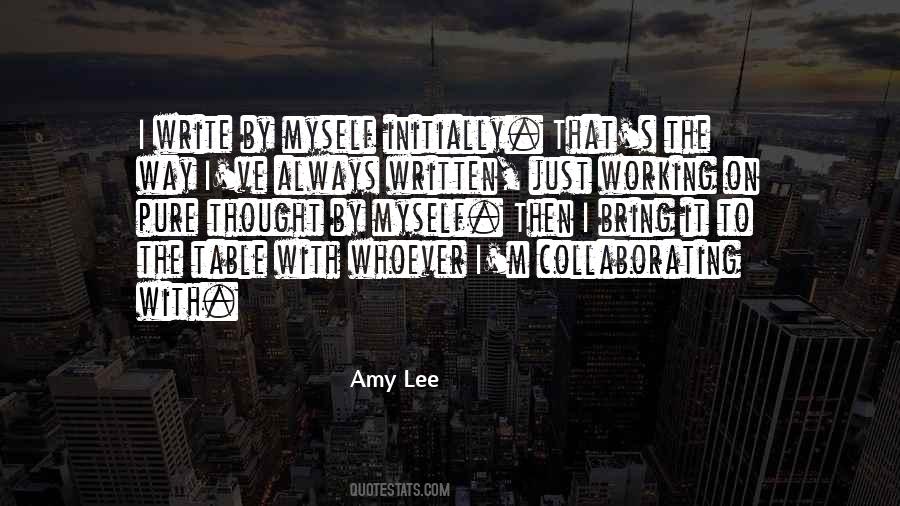 Quotes About Amy Lee #652403