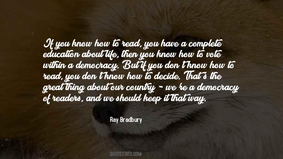 Quotes About Ray Bradbury #650