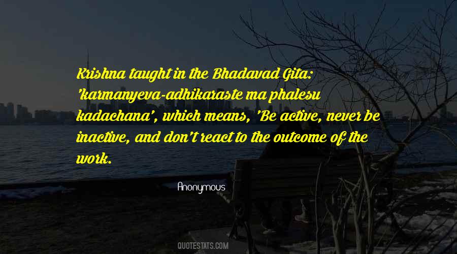 Quotes About Bhagavad Gita Krishna #991302