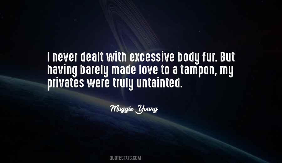 Tampon Quotes #27253