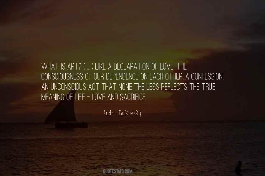 Tarkovsky Sacrifice Quotes #575125