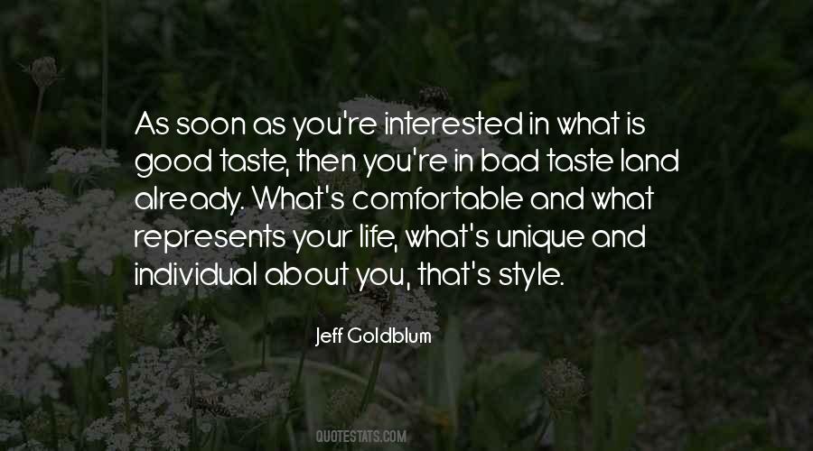 Taste Life Quotes #501745