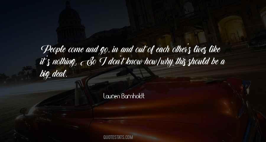 Quotes About Barnholdt #7252