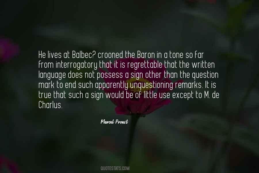 Quotes About Baron #1333770