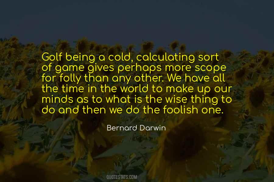 Quotes About Being Foolish #1257859