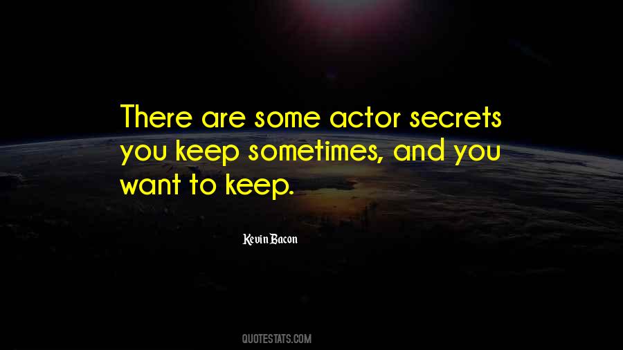 Quotes About Kevin Bacon #1819641