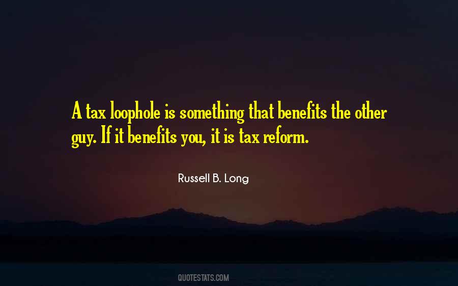 Tax Benefits Quotes #1336194