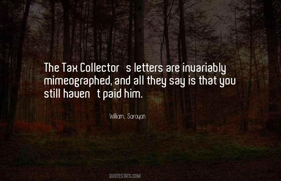 Tax Collector Quotes #1435694