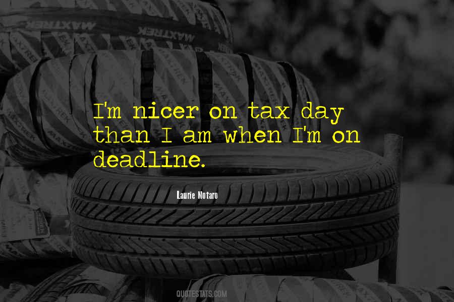 Tax Deadline Quotes #301923