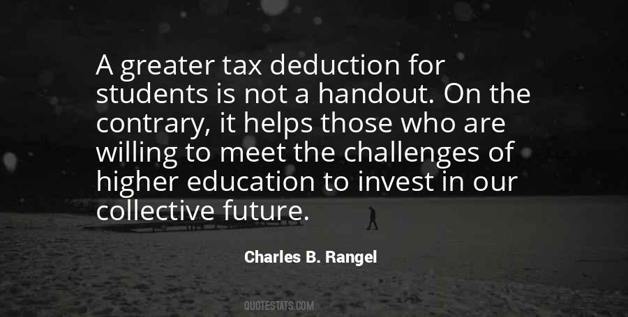 Tax Deduction Quotes #893499