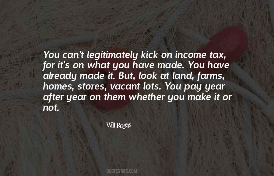 Tax Income Quotes #407763