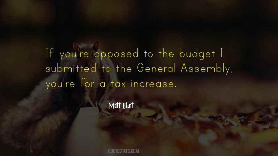Tax Increase Quotes #1256677