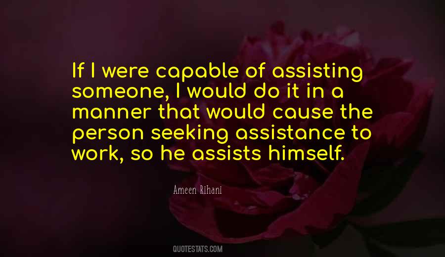 Quotes About Assists #218788