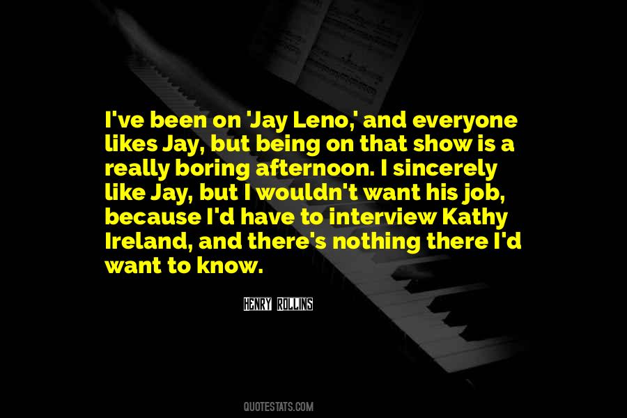 Quotes About Jay Leno #1530225