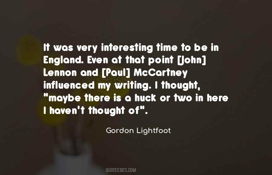 Quotes About Gordon Lightfoot #1853148