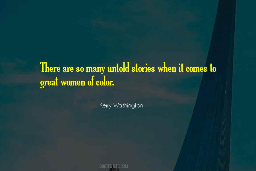 Quotes About Kerry Washington #327336